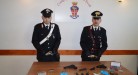 Le 4 pistole e le munizione sequestrate dai Carabinieri a Guidonia_